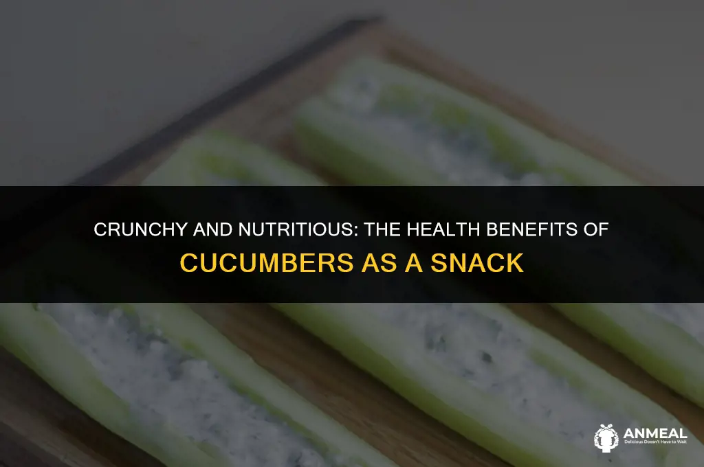 are cucumbers a healthy snack