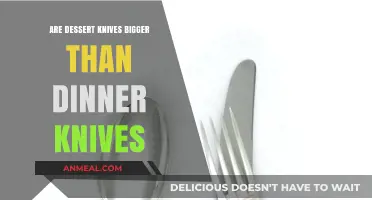 Dessert Knives vs. Dinner Knives: Size Comparison and Usage Differences