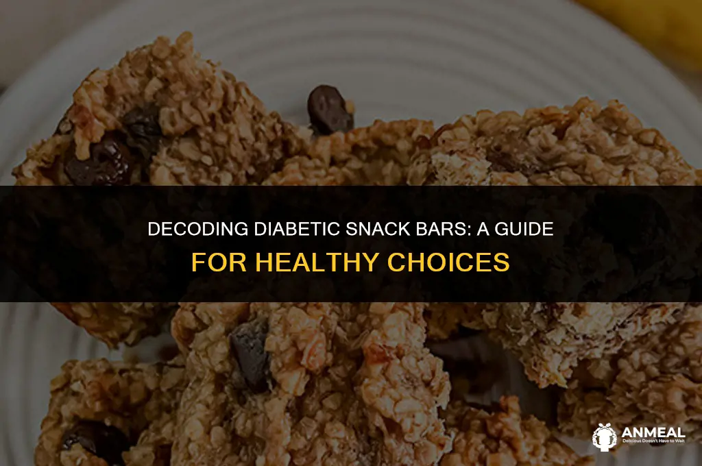 are diabetic snack bars good for diabetics