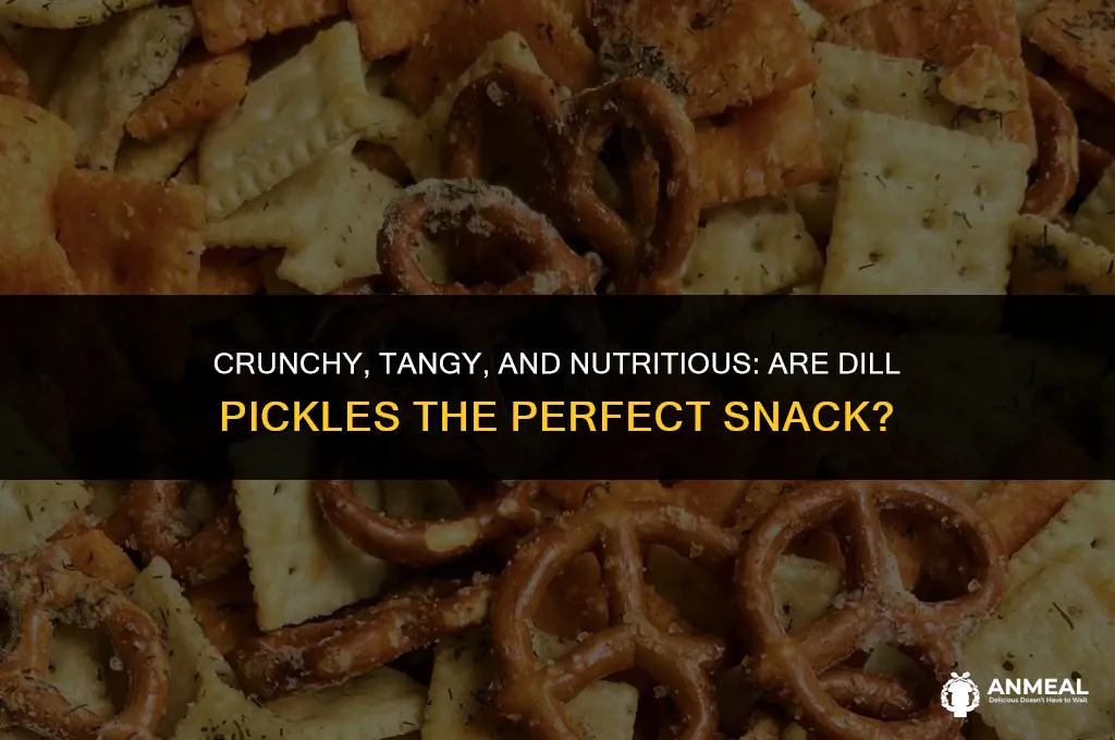 are dill pickles a good snack