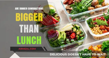 Dinner vs. Lunch: Are Evening Meals Larger Than Midday Combinations?