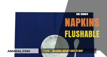 Can You Flush Dinner Napkins? The Truth About Disposal Safety