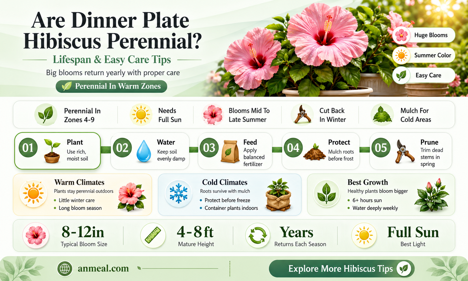 are dinner plate hibiscus perennial