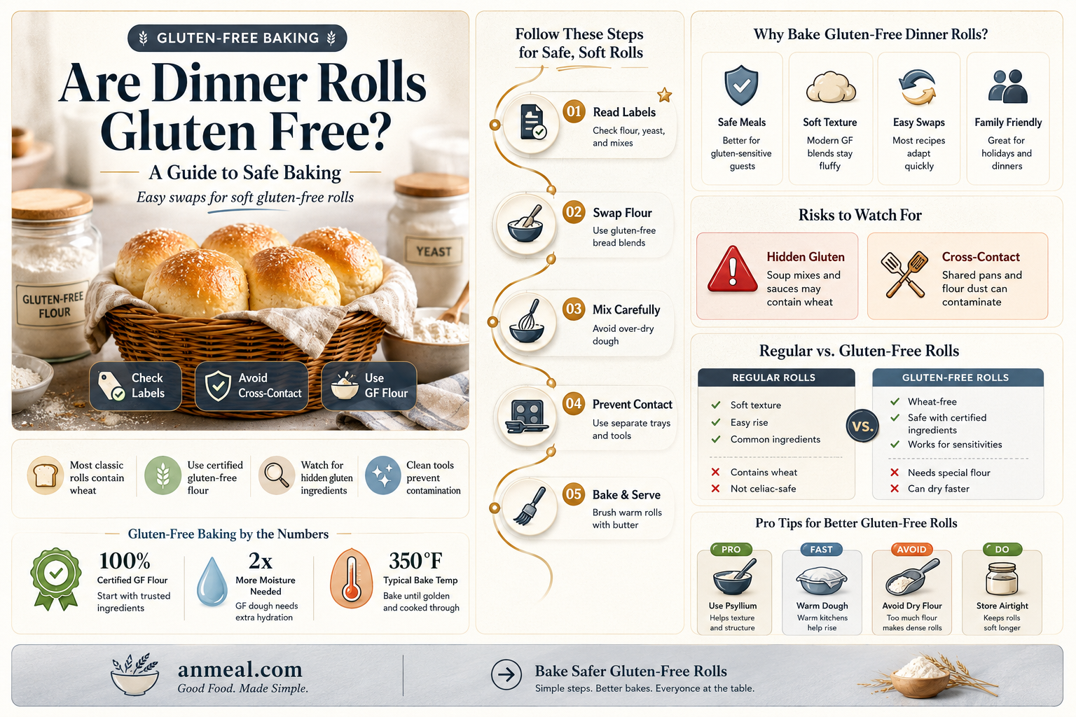 are dinner rolls gluten free