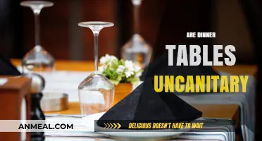 Are Dinner Tables Unsanitary? Surprising Hygiene Facts Revealed