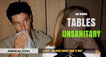 Dinner Tables: Uncovering Hidden Germs and Hygiene Concerns