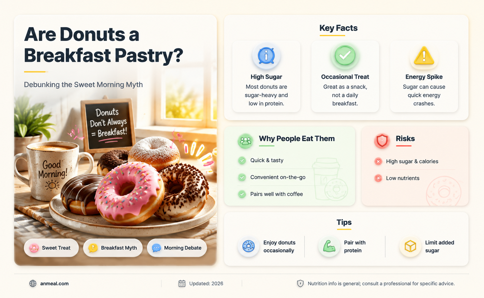 are donuts breakfast pastry