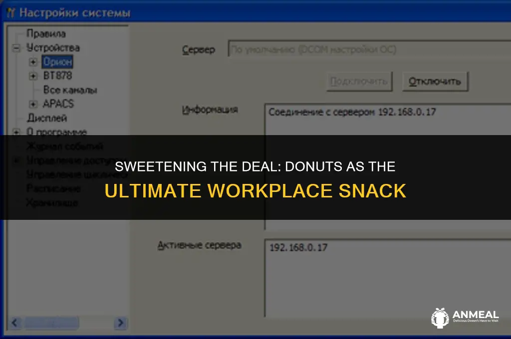 are donuts a good workplace snack to buy