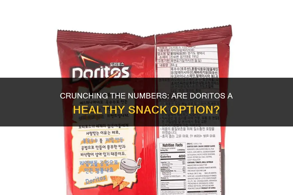 are doritos a healthy snack