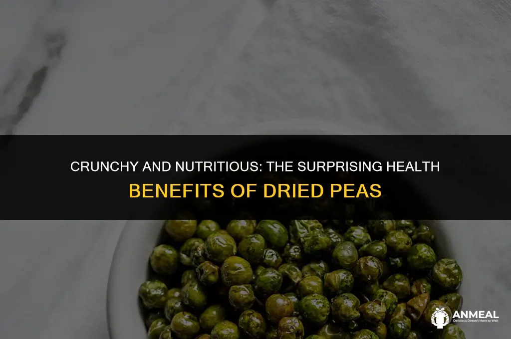 are dried peas a healthy snack