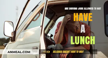 Are Driving Jobs Exempt from Lunch Breaks? What You Need to Know