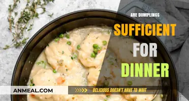 Can Dumplings Alone Make a Satisfying and Complete Dinner Choice?