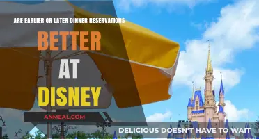 Early vs. Late Disney Dining: Which Reservation Time Wins?