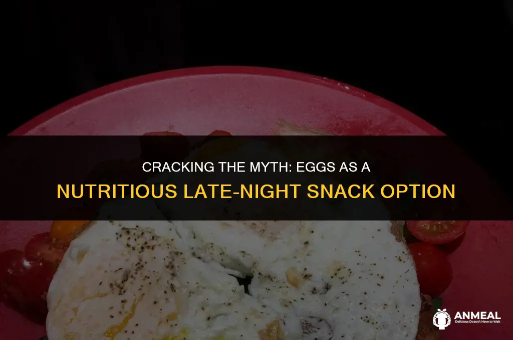 are eggs a good late night snack