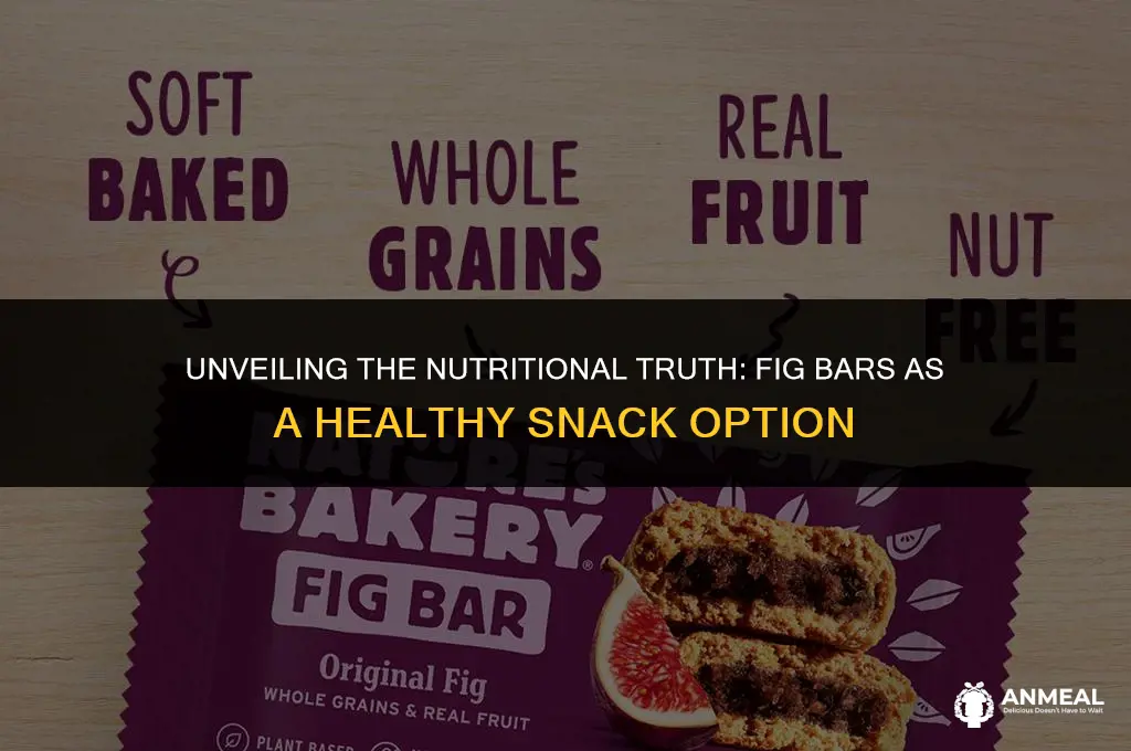are fig bars a healthy snack