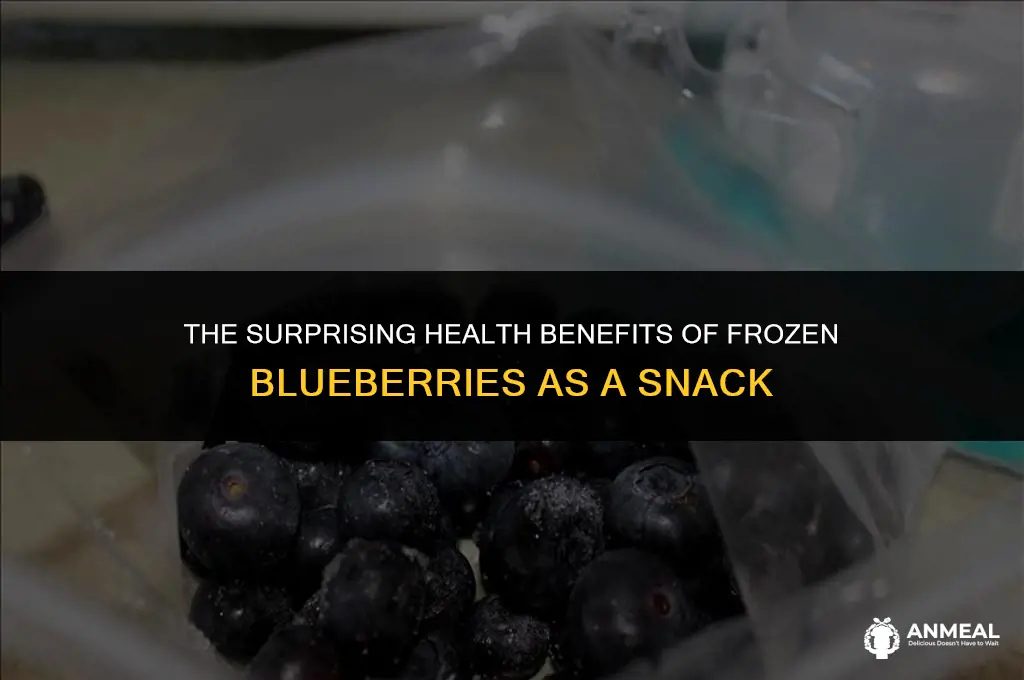 are frozen blueberries a good snack