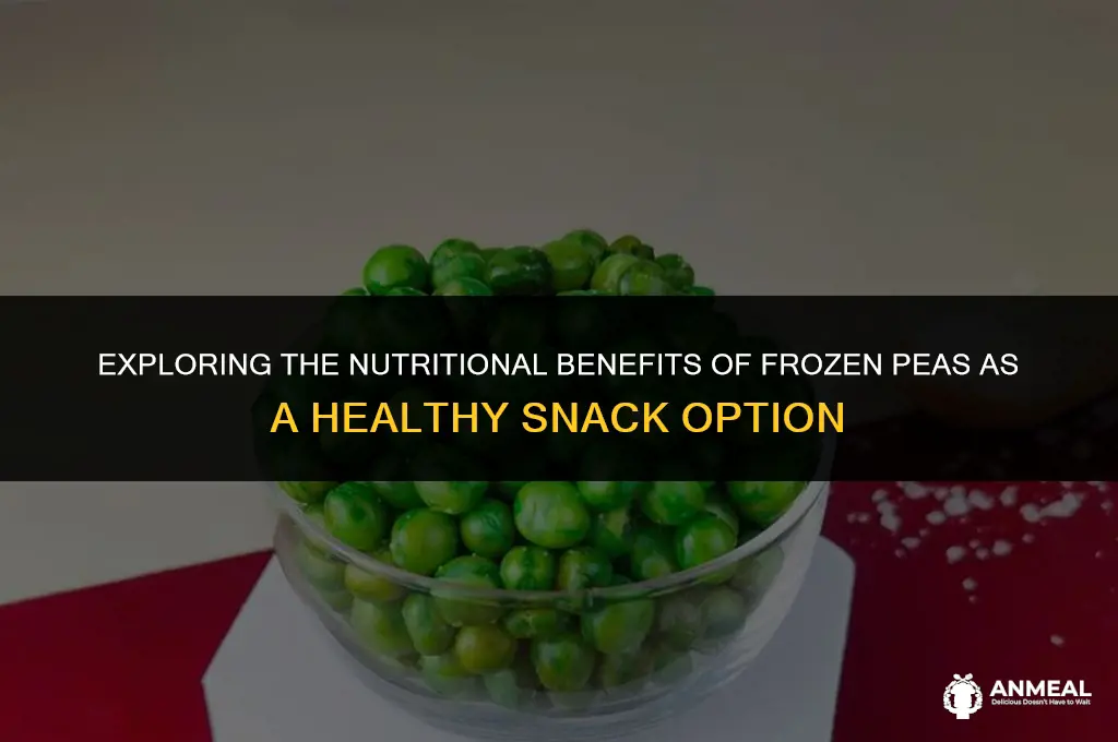 are frozen peas a good snack