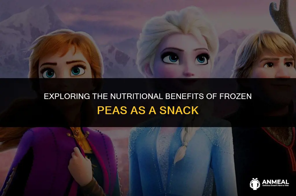are frozen peas a healthy snack