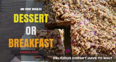 Fruit Buckles: Dessert or Breakfast?