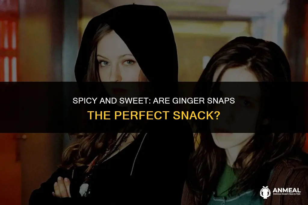 are ginger snaps a good snack