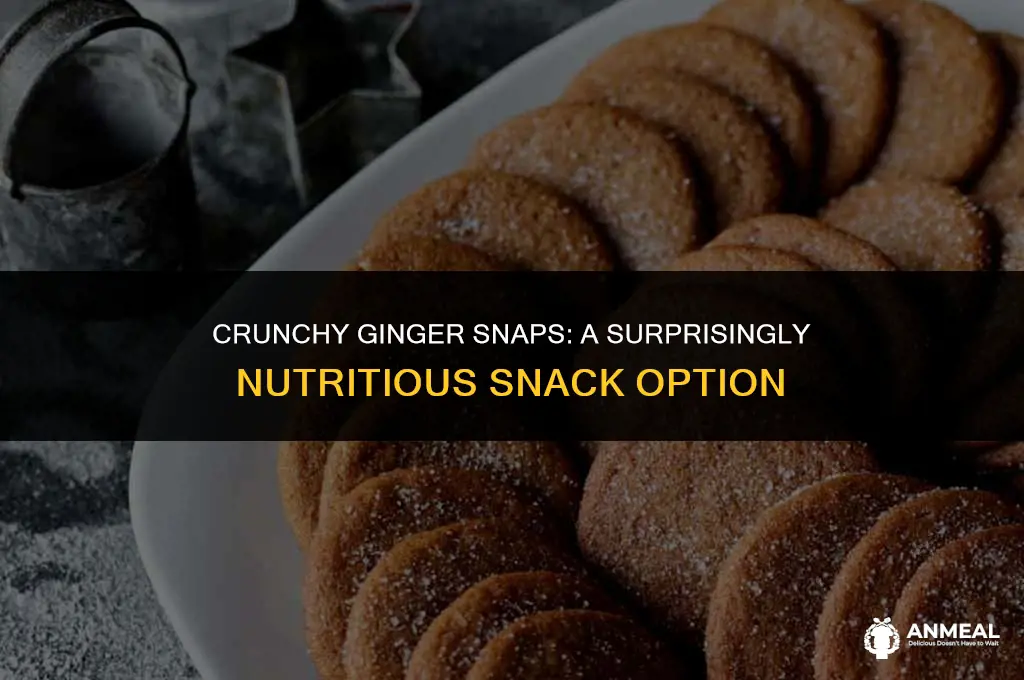 are ginger snaps a healthy snack