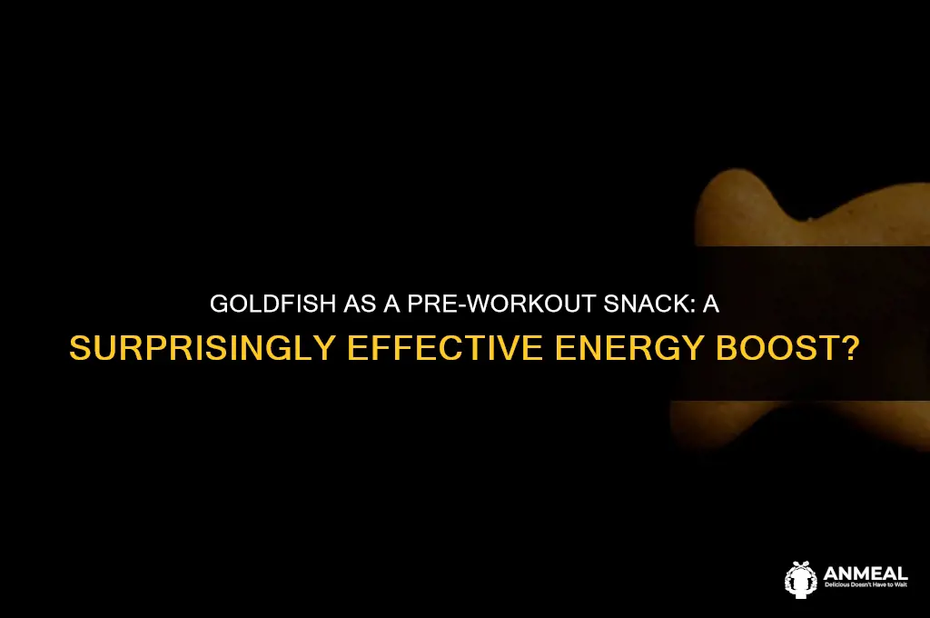 are goldfish a good pre workout snack