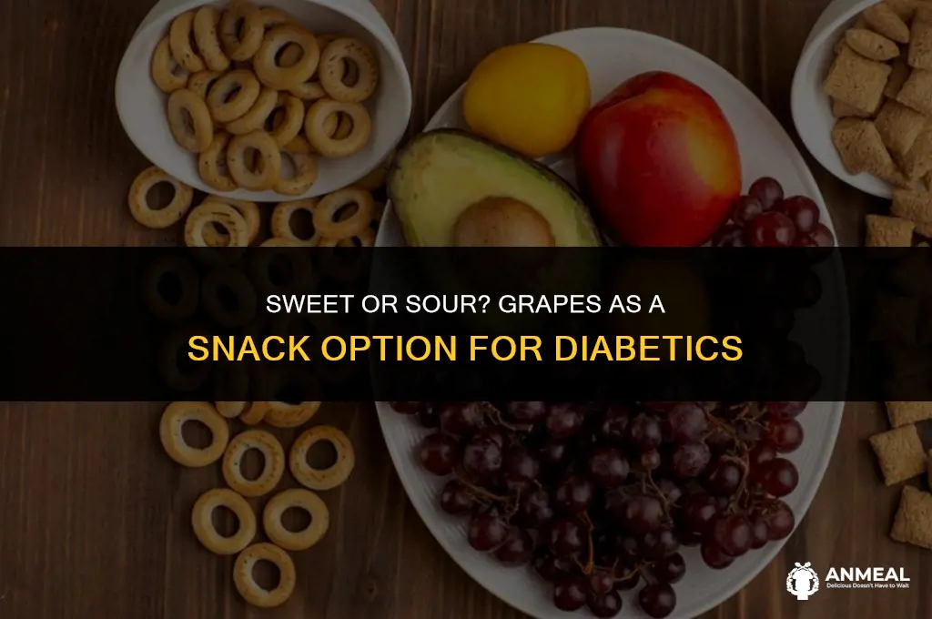 are grapes a good snack for diabetics
