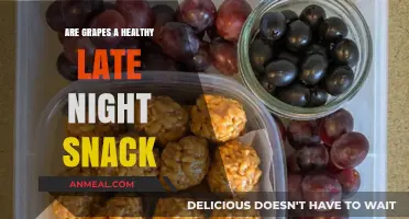 Boost Your Health: Grapes as a Nutritious Late-Night Snack Option