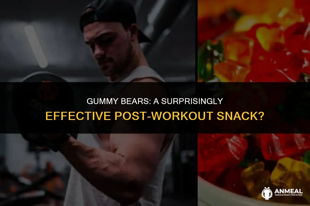 are gummy bears a good post workout snack