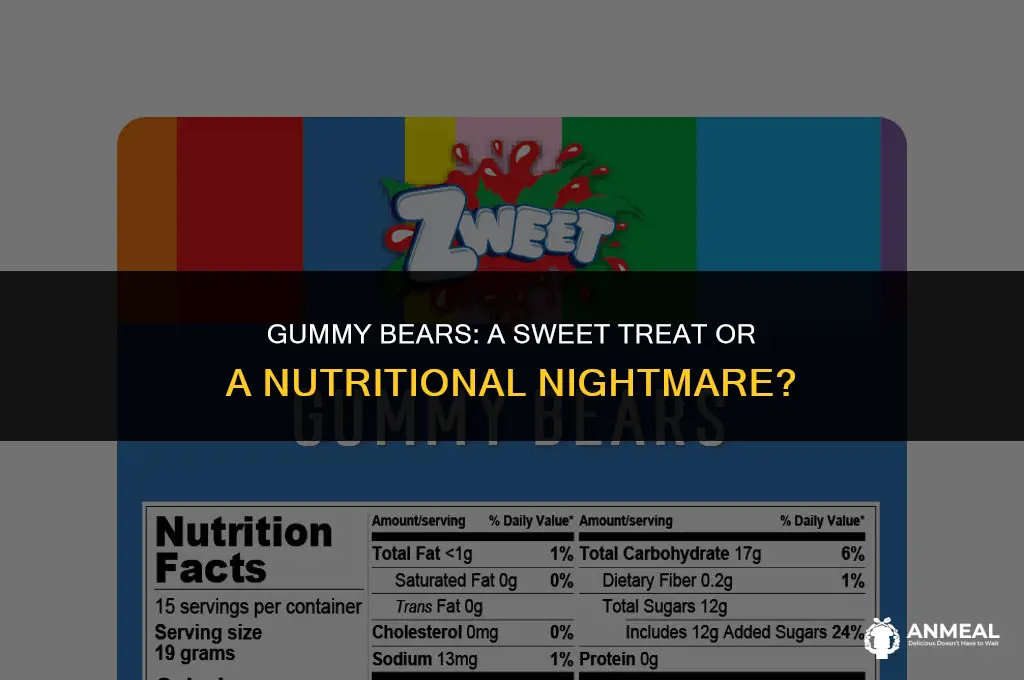 are gummy bears a healthy snack