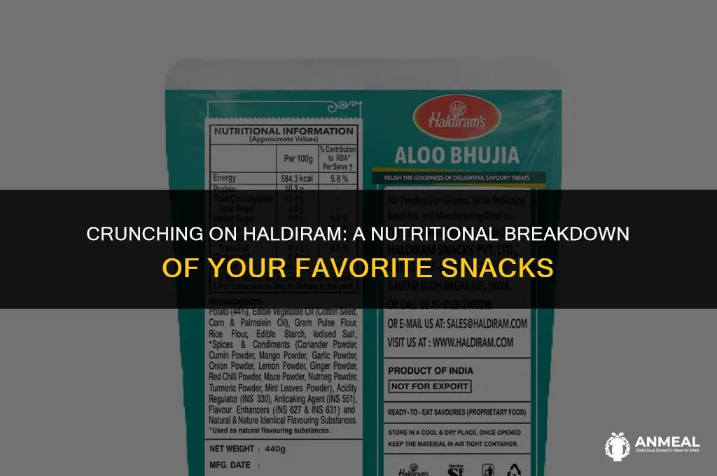 are haldiram snacks healthy