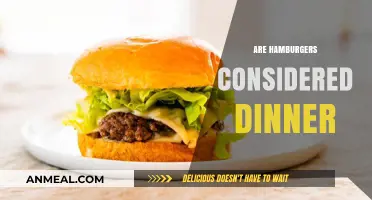 Are Hamburgers a Dinner Option? Exploring the Meal Debate