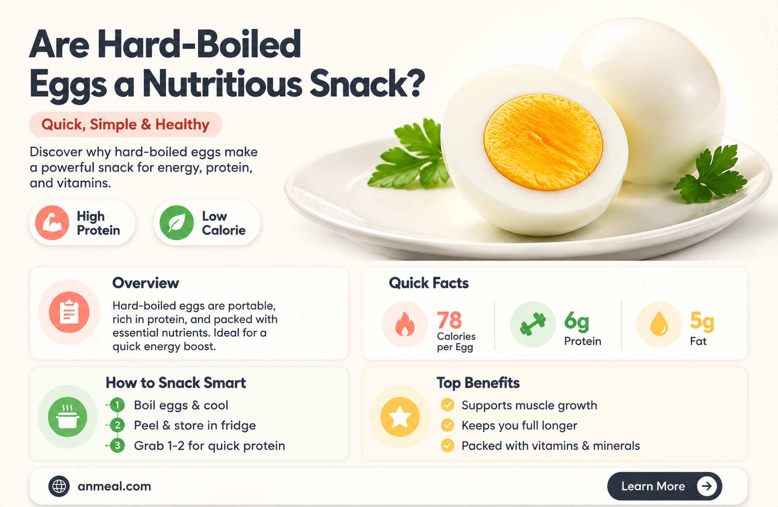 are hard boiled eggs a healthy snack
