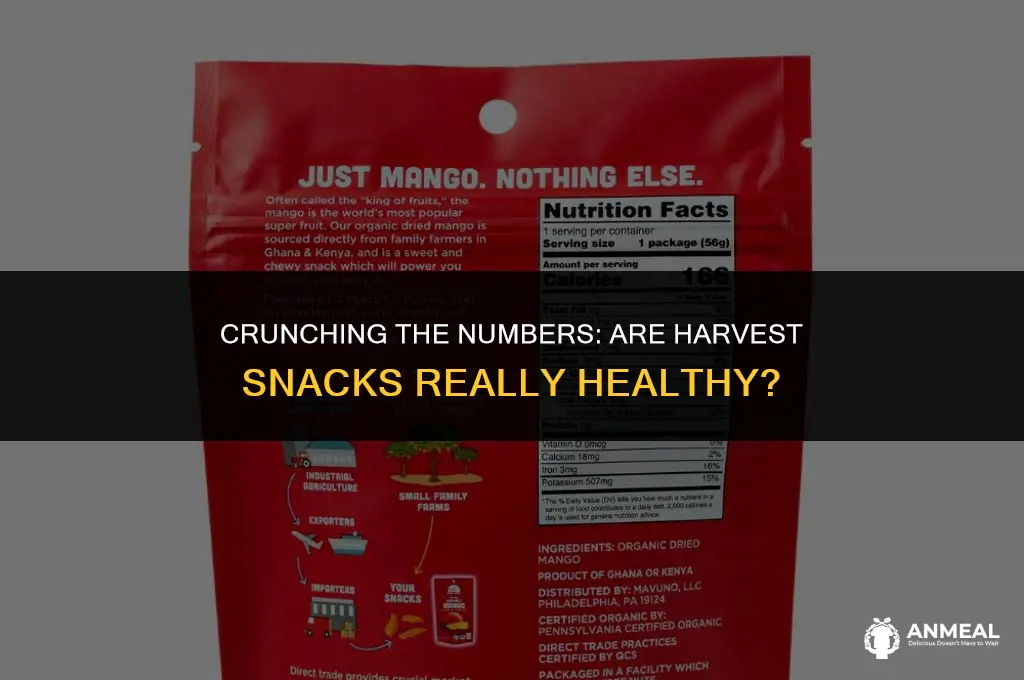 are harvest snacks healthy