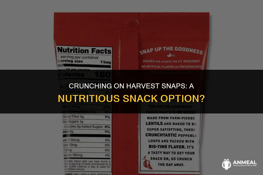are harvest snaps a healthy snack