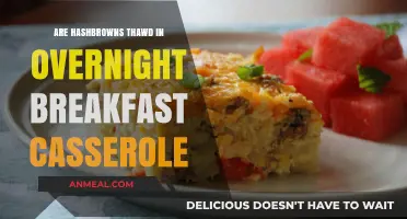 Breakfast Casserole: Do Hash Browns Need Thawing?