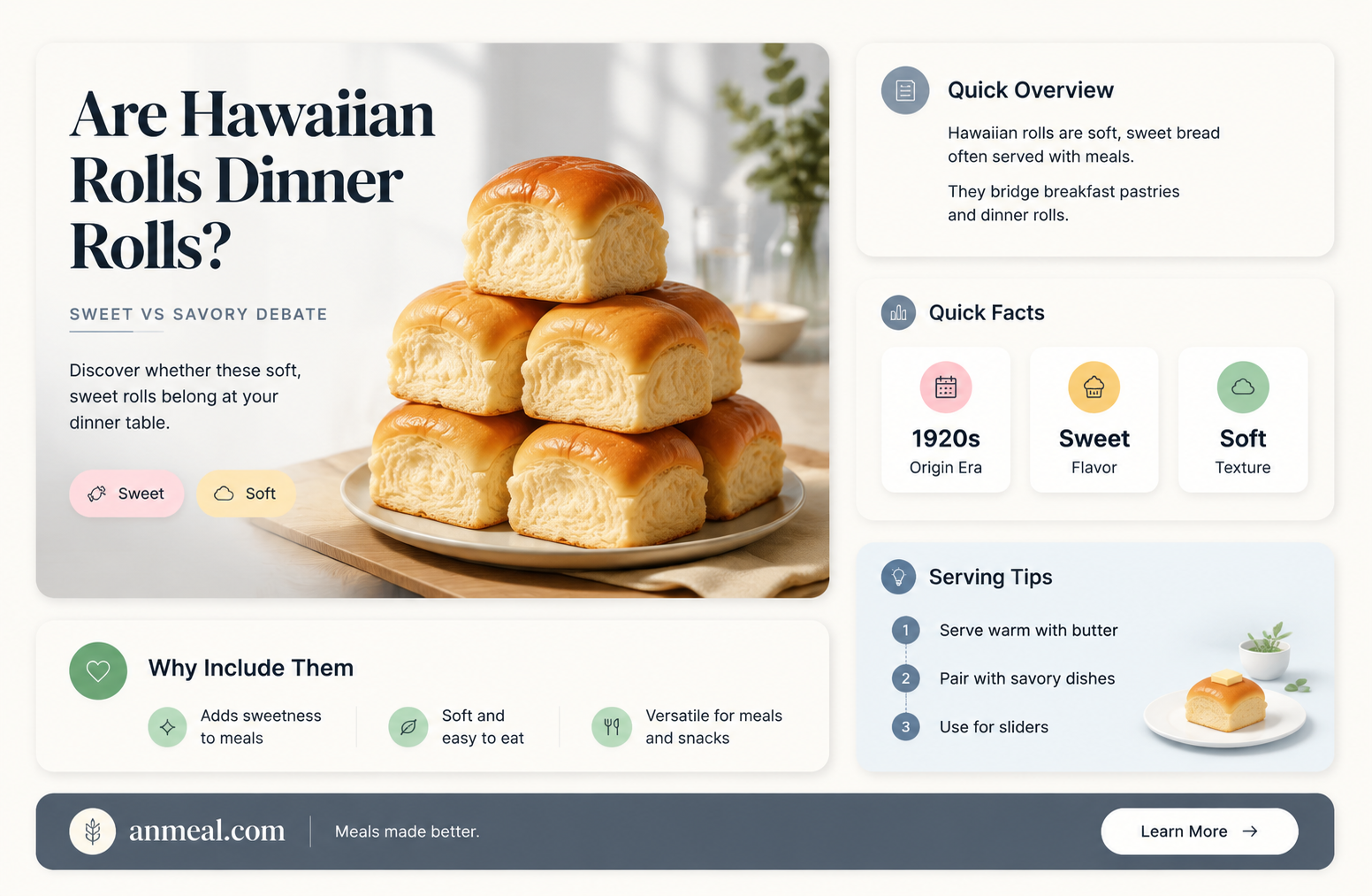 are hawaiian rolls dinner rolls