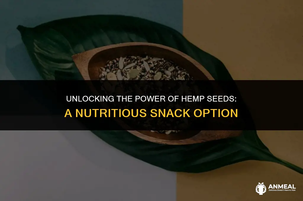 are hemp seed snacks good