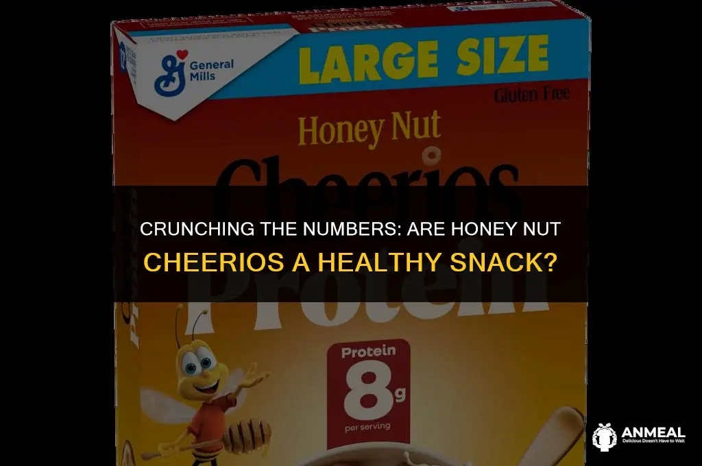are honey nut cheerios a healthy snack