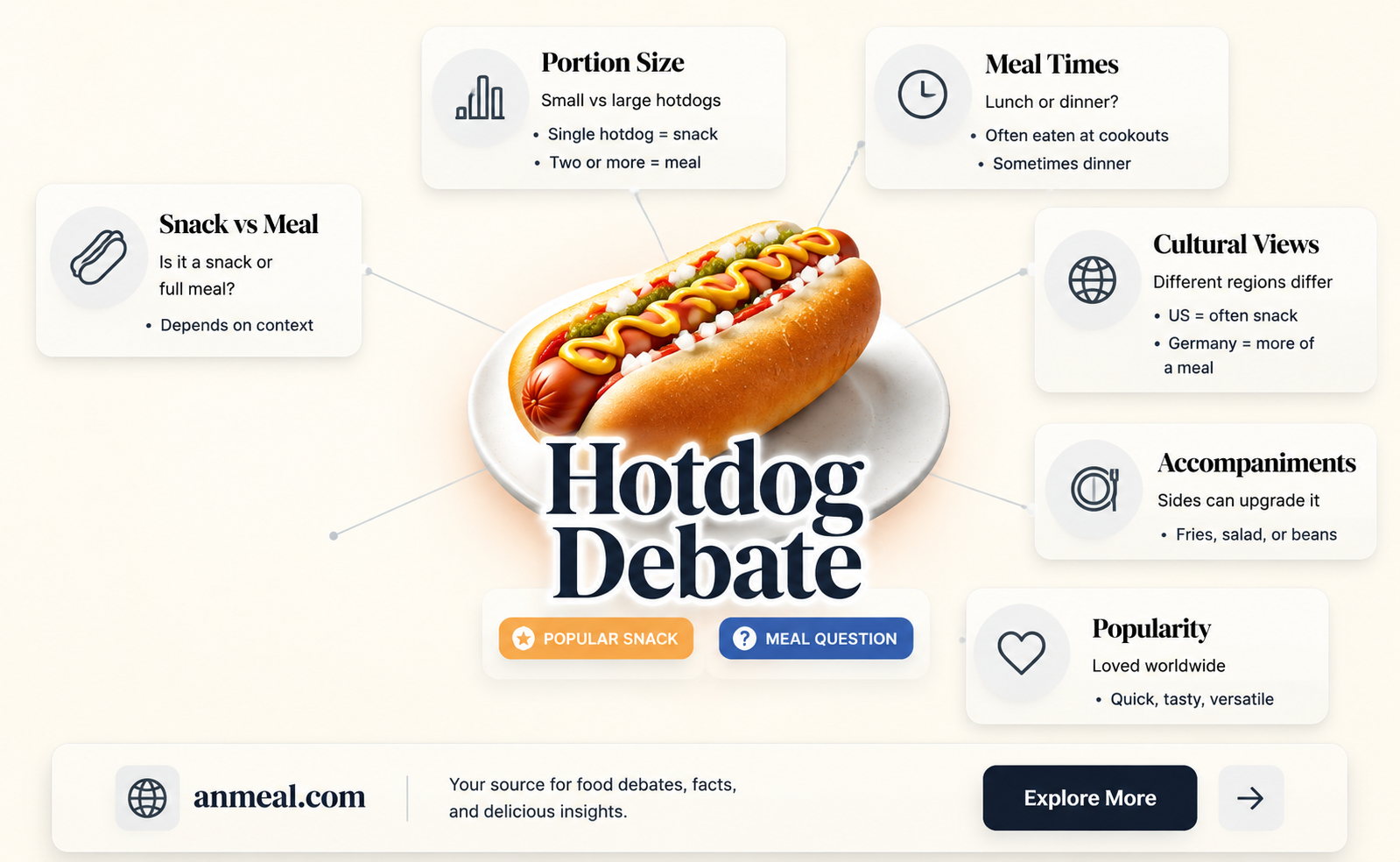 are hotdogs dinner
