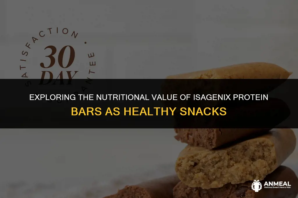 are isagenix protein bars good snacks