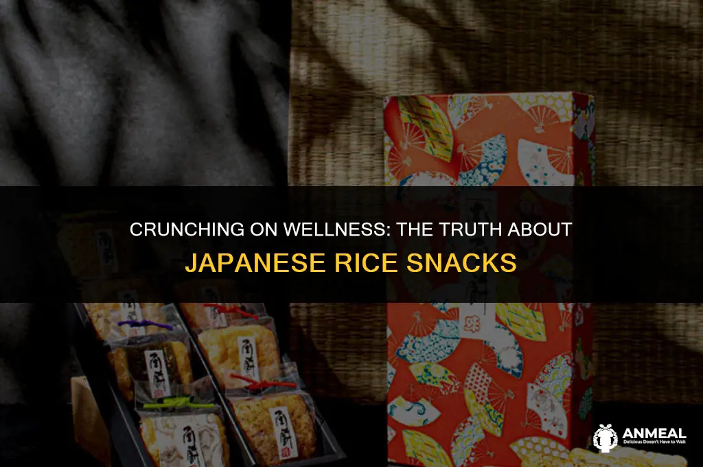 are japanese rice snacks healthy