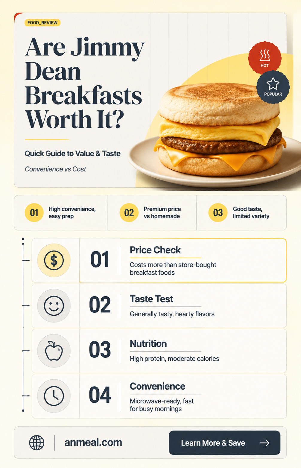 are jimmy dean breakfasts premium