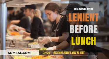 Judicial Lenity: The Pre-Lunch Effect on Sentencing