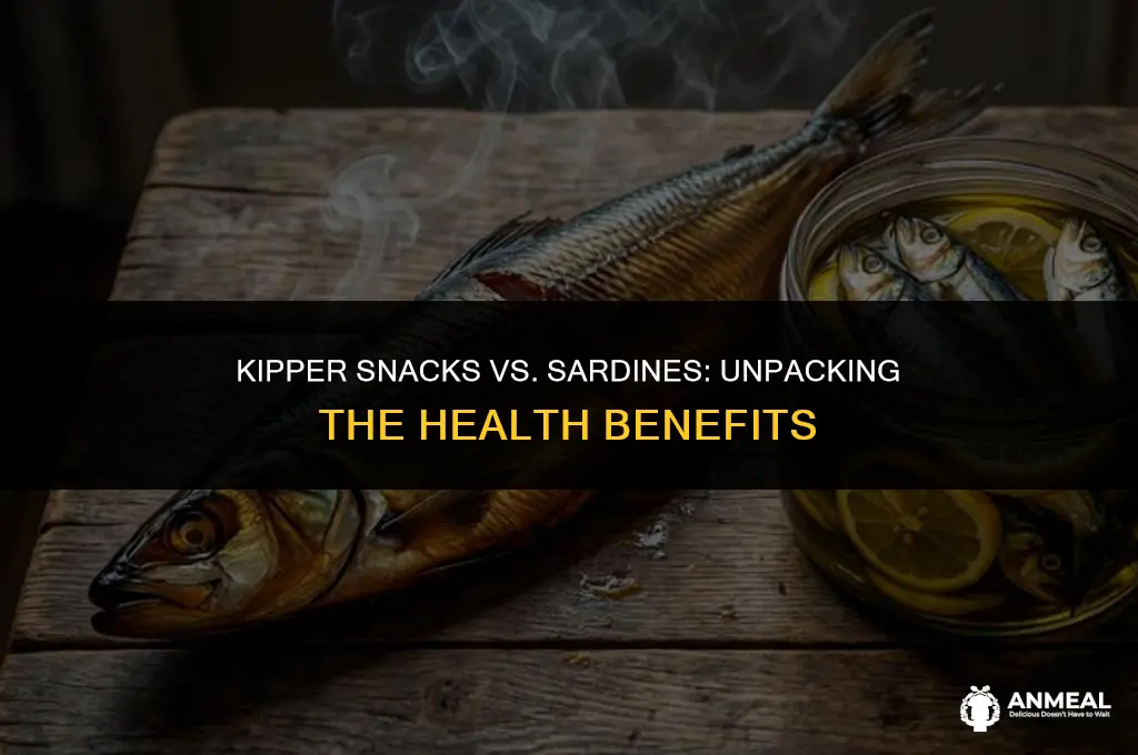 are kipper snacks as healthy as sardines