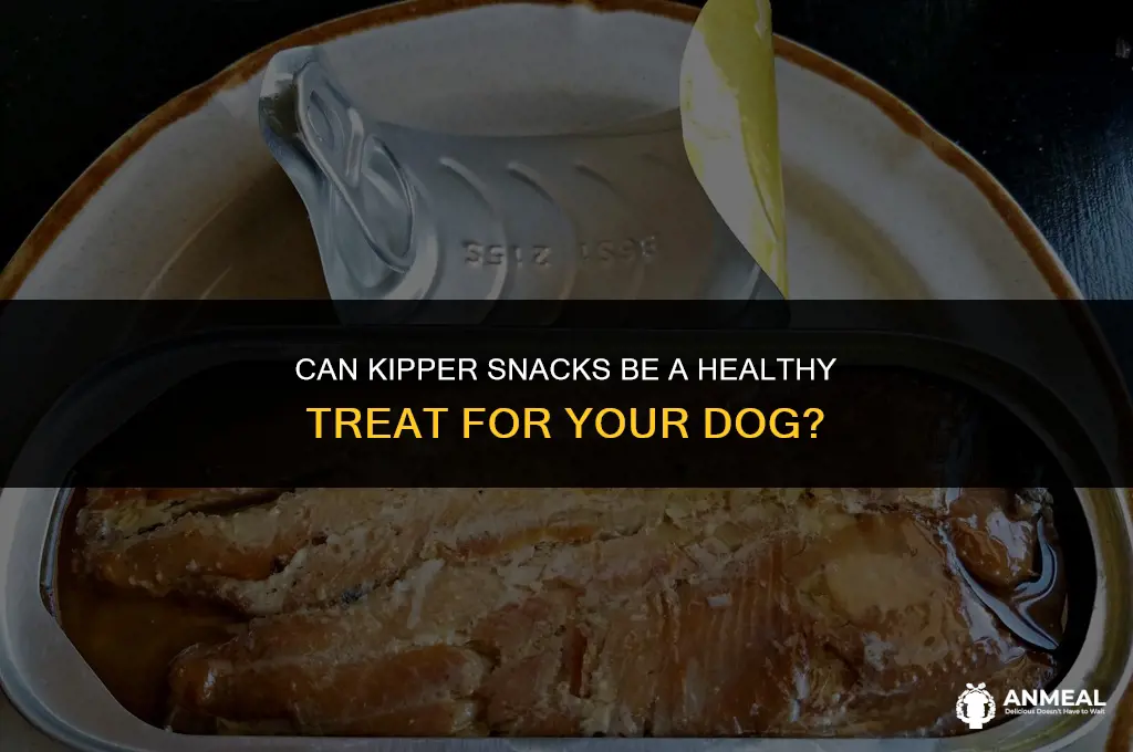 are kipper snacks good for dogs