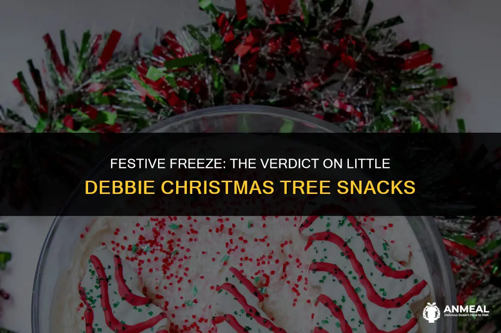 are little debbie christmas tree snack good frozen