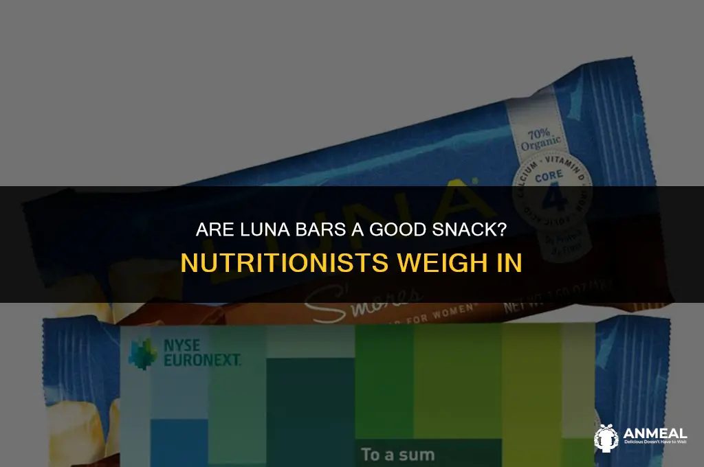 are luna bars a good snack