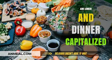 Capitalizing Lunch and Dinner: Grammar Rules for Meal Names Explained