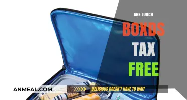 Are Lunch Boxes Tax-Free? Understanding the Rules and Regulations